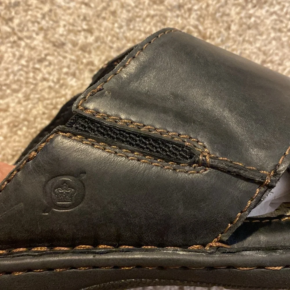 Born Marco Slide Leather Sandals - Like New!
